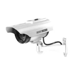 Solar Powered Dummy CCTV Security Surveillance Waterproof Fake Camera Flashing Red LED Light Video Anti-theft Camera dropshippin